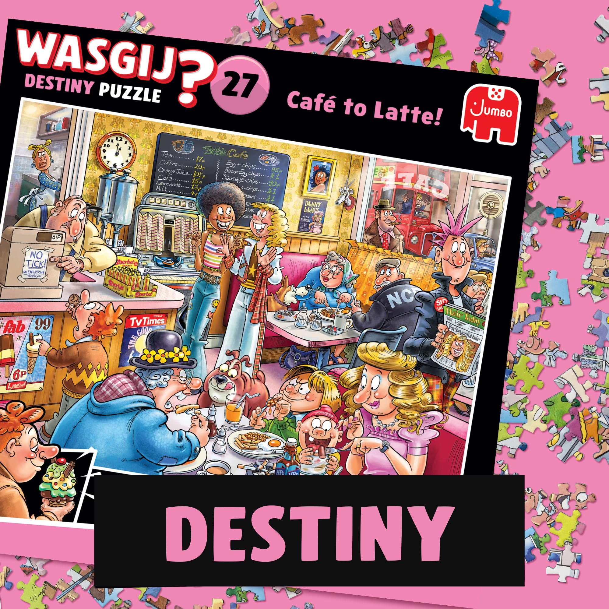 Amazon | Wasgij Destiny 27ジグソーパズル - コーヒーショップ!、1000